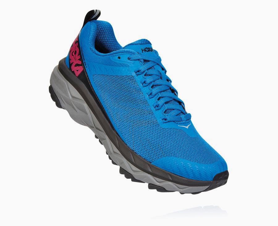 Zapatillas Trail Hoka One One Mujer - Challenger Atr 5 - Azules - CSQ138624